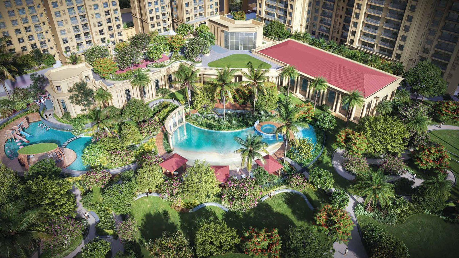 Hiranandani Maitri Park premium amenities including bowling alley, co-working pods, and Miyawaki forest gardens